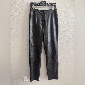 Black Leather Pants